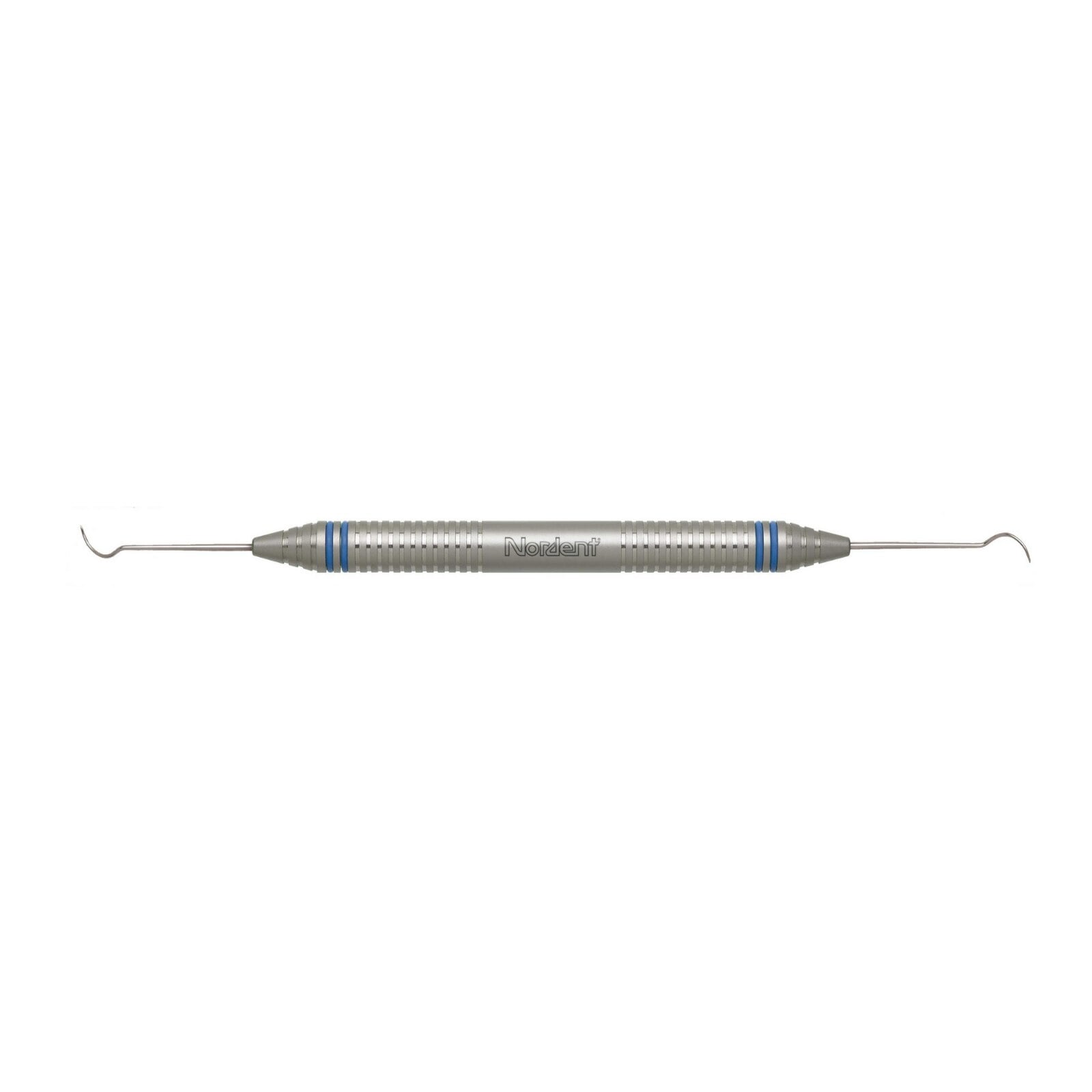 Nordent #2A Double-Ended Explorer, DuraLite ColorRings Handle, Stainless Steel