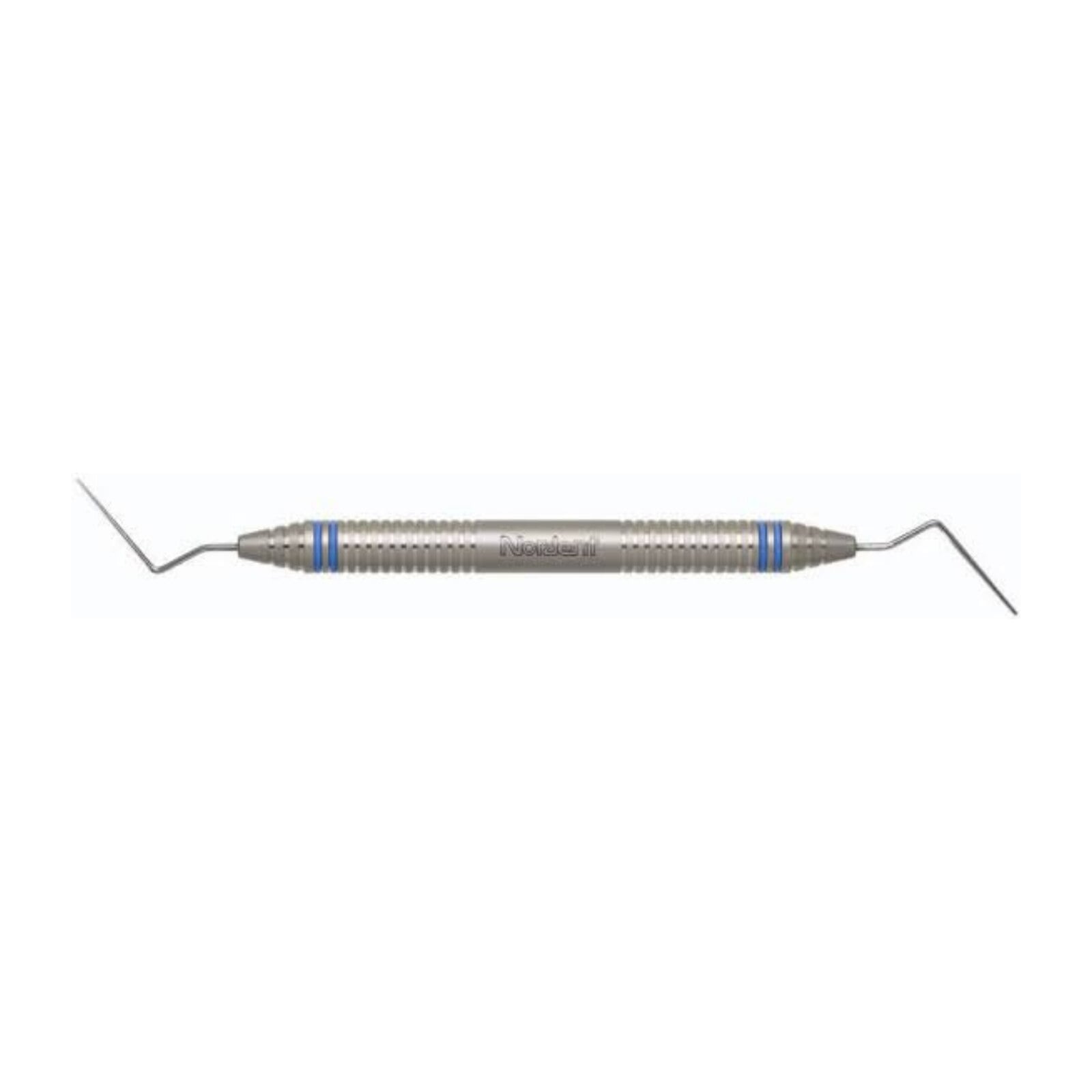 Nordent Composite Placement Instrument, #5T Double Paddle, Double End, Titanium Nitride Coated, DuraLite ColorRings Handle, Stainless Steel, CP1