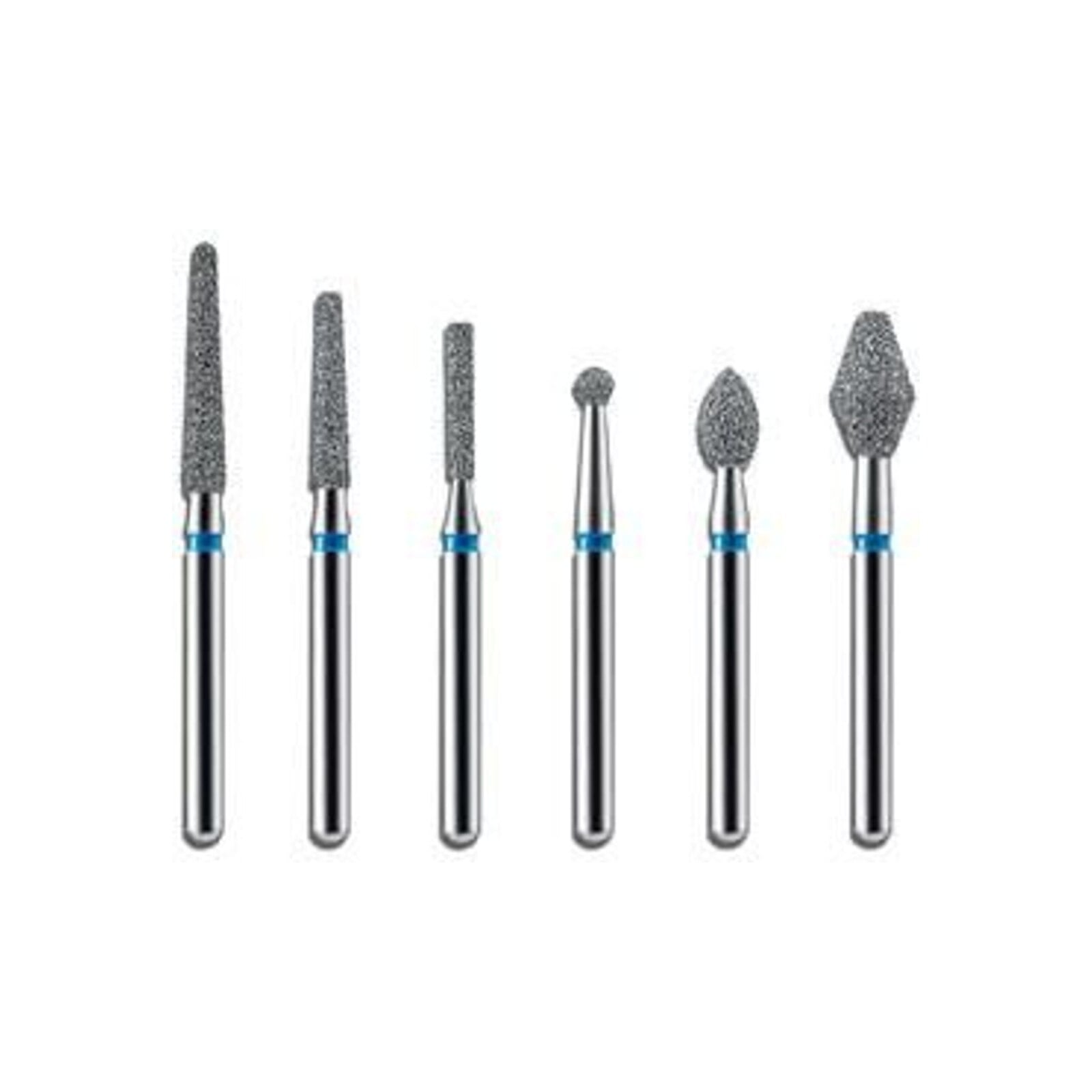 BluWhite Diamond™ Burs – FG, Round, Coarse, Green, #151C, 2.0 mm Diameter, 1.5 mm Length, 5/Pkg