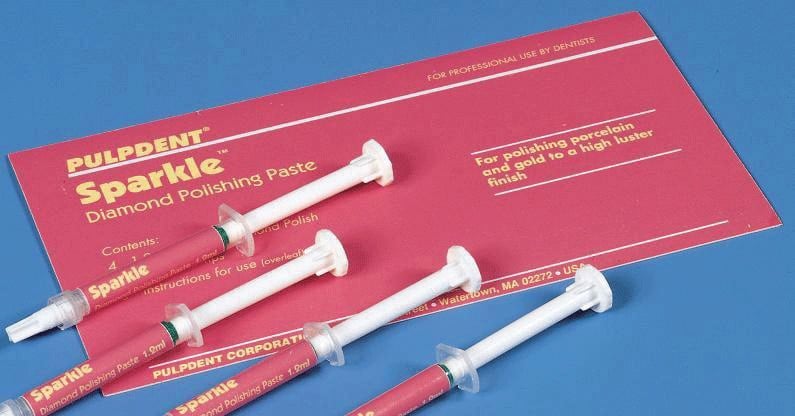 Pulpdent Sparkle Diamond Polishing Paste, 3ml Syringe, SPARK-3