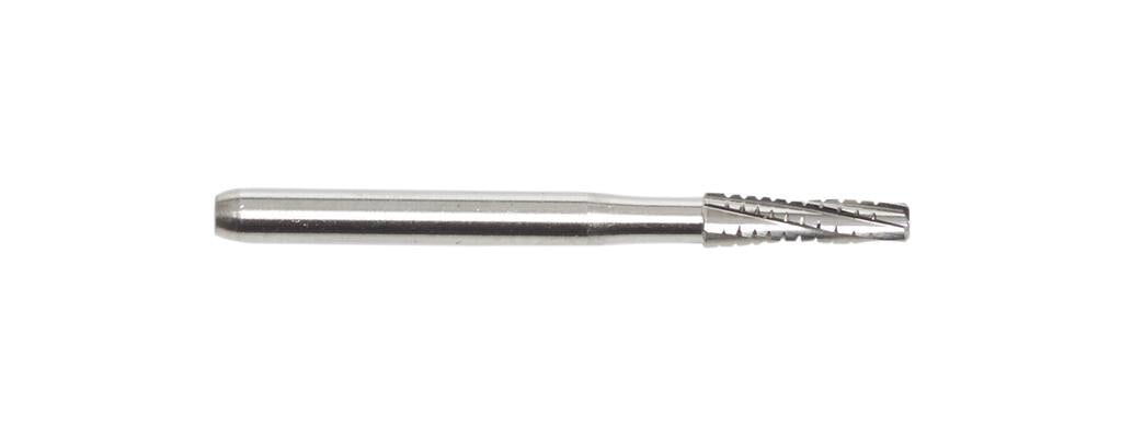 SS White #560 Carbide Bur, Straight Flat End Cross Cut, Friction Grip (FG), 100/Pk
