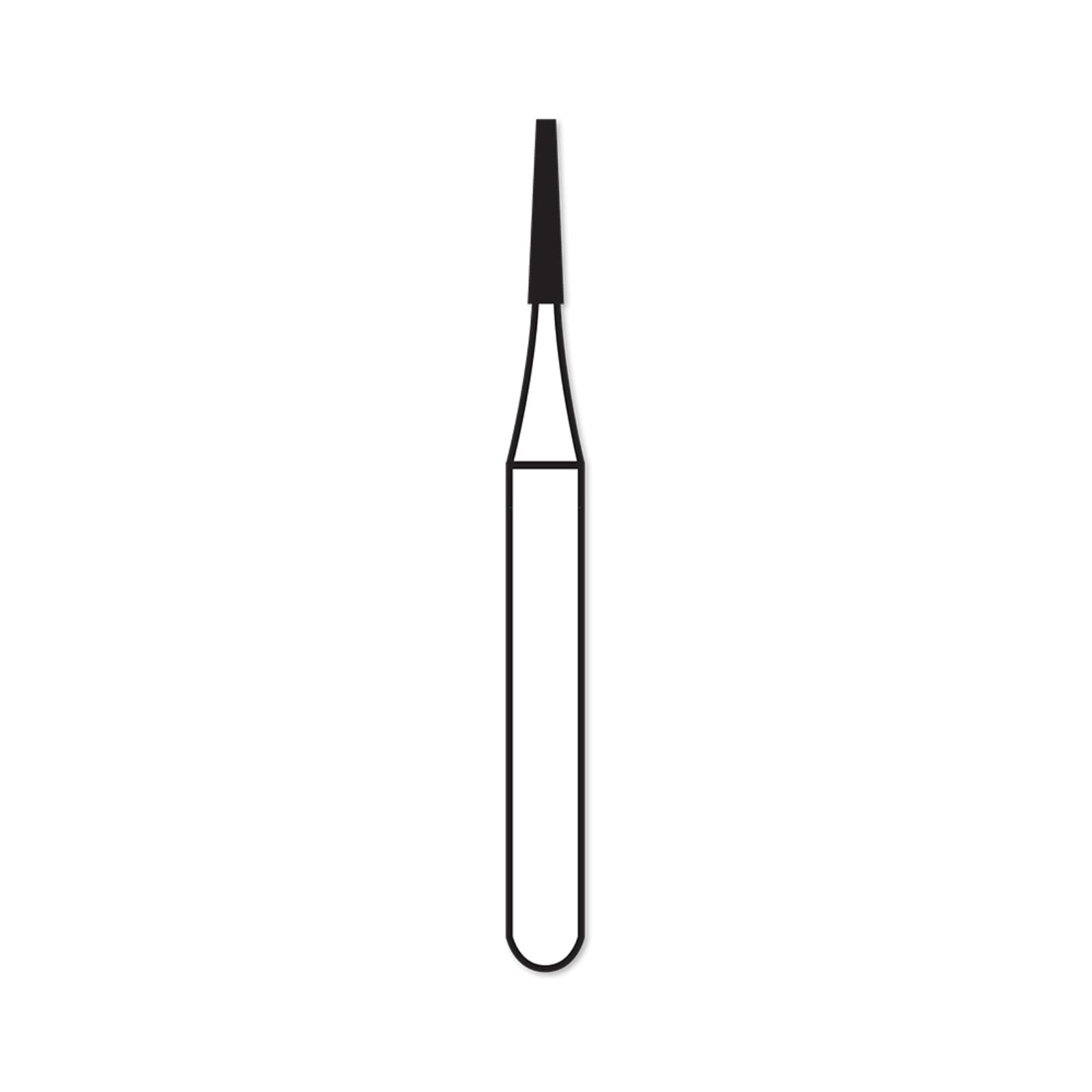 Alpen HP Carbide Bur #169L, Long Tapered Fissure, 0.9 mm Head Diameter, 10/Package