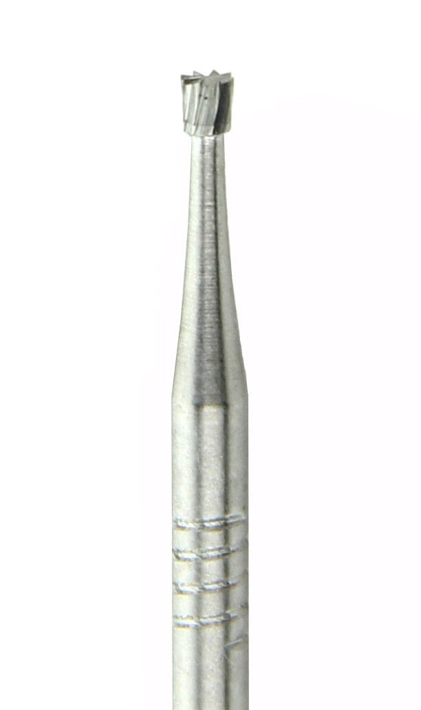 SS White Standard Operatory Carbide Bur, FG, Inverted Cone #37L, 1.4 mm Diameter, 3.8 mm Length, 100/Pkg