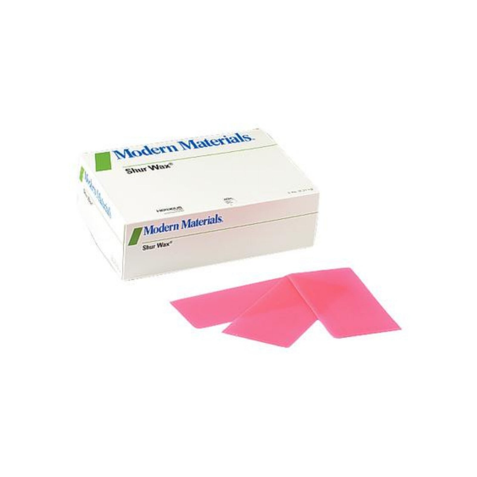 Modern Materials Shur Wax X-Hard Baseplate Wax, Pink, 1 lb, 50093212