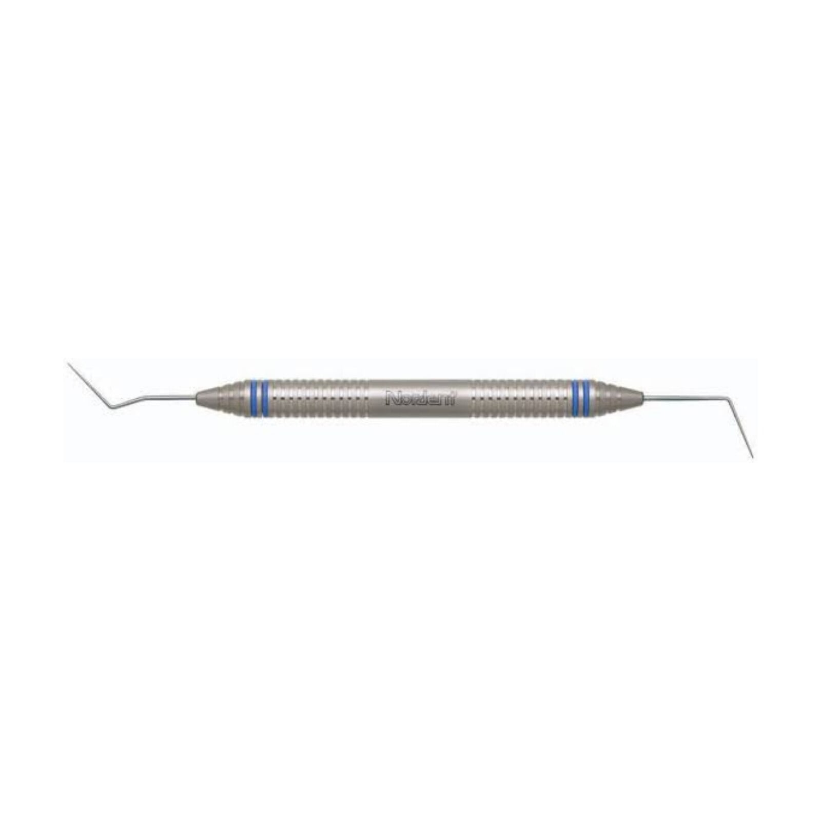 Nordent Composite Placement Instrument #55, Paddle/Acorn, Double-End, Titanium Nitride Coated, DuraLite® ColorRings™ Handle, Stainless Steel