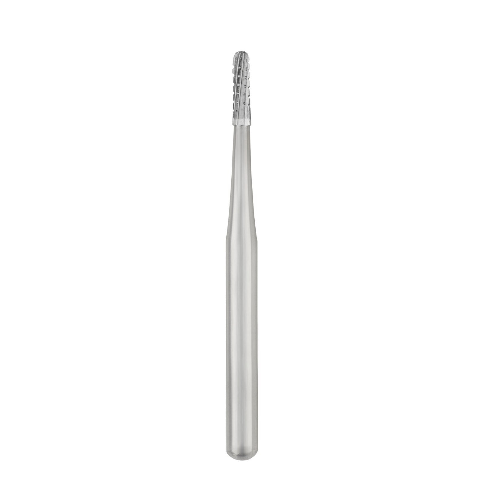SS White FG #1556 SS (Short Shank) Straight Round End Crosscut Fissure Carbide Bur, 100/Pk