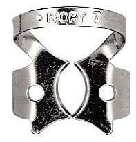 Ivory Rubber Dam Clamp Winged Molar #7, Stainless Steel, General Purpose Lower, 50057328