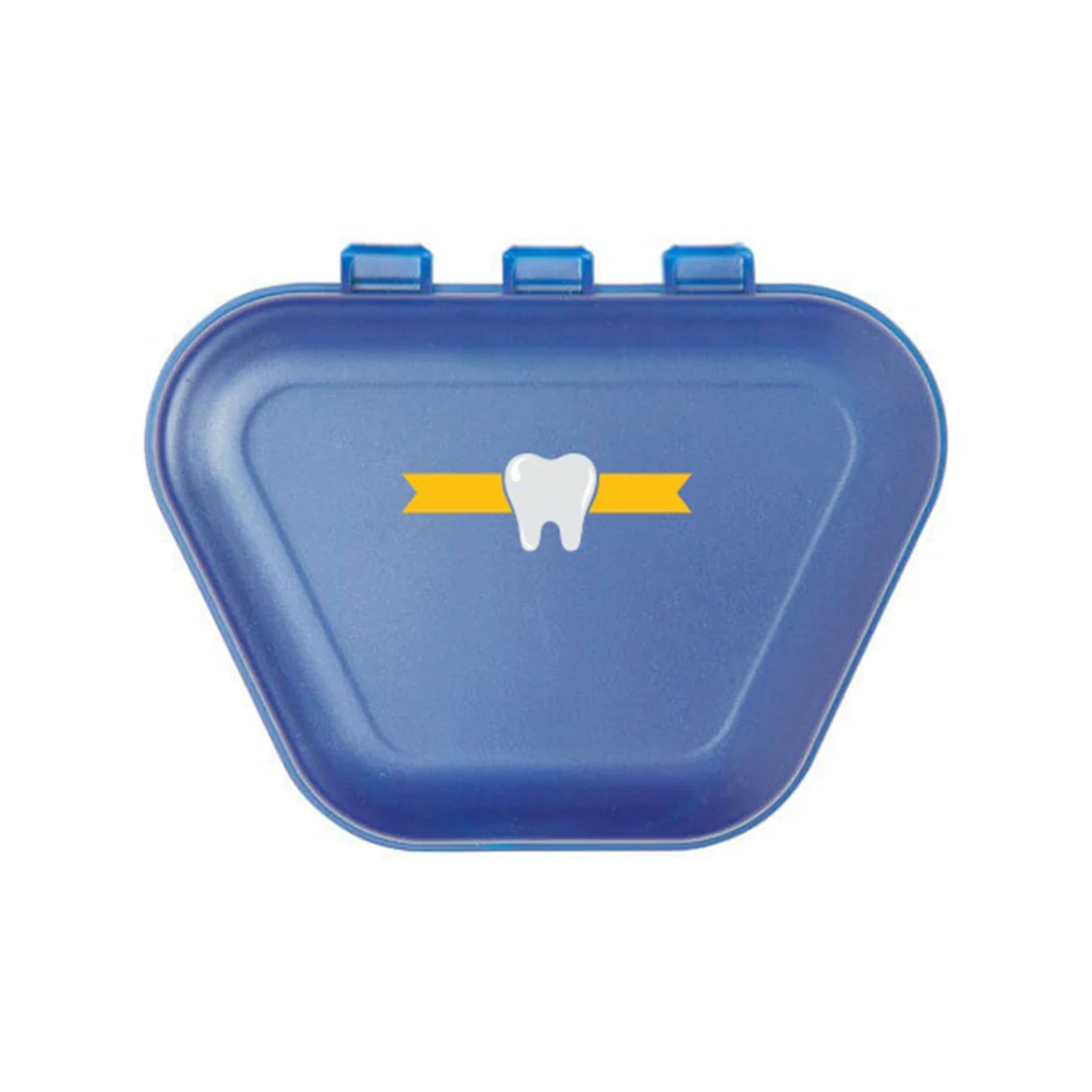 Zirc Imprinted Denture Box, Midnight Blue, 144/Pack, 30V800T
