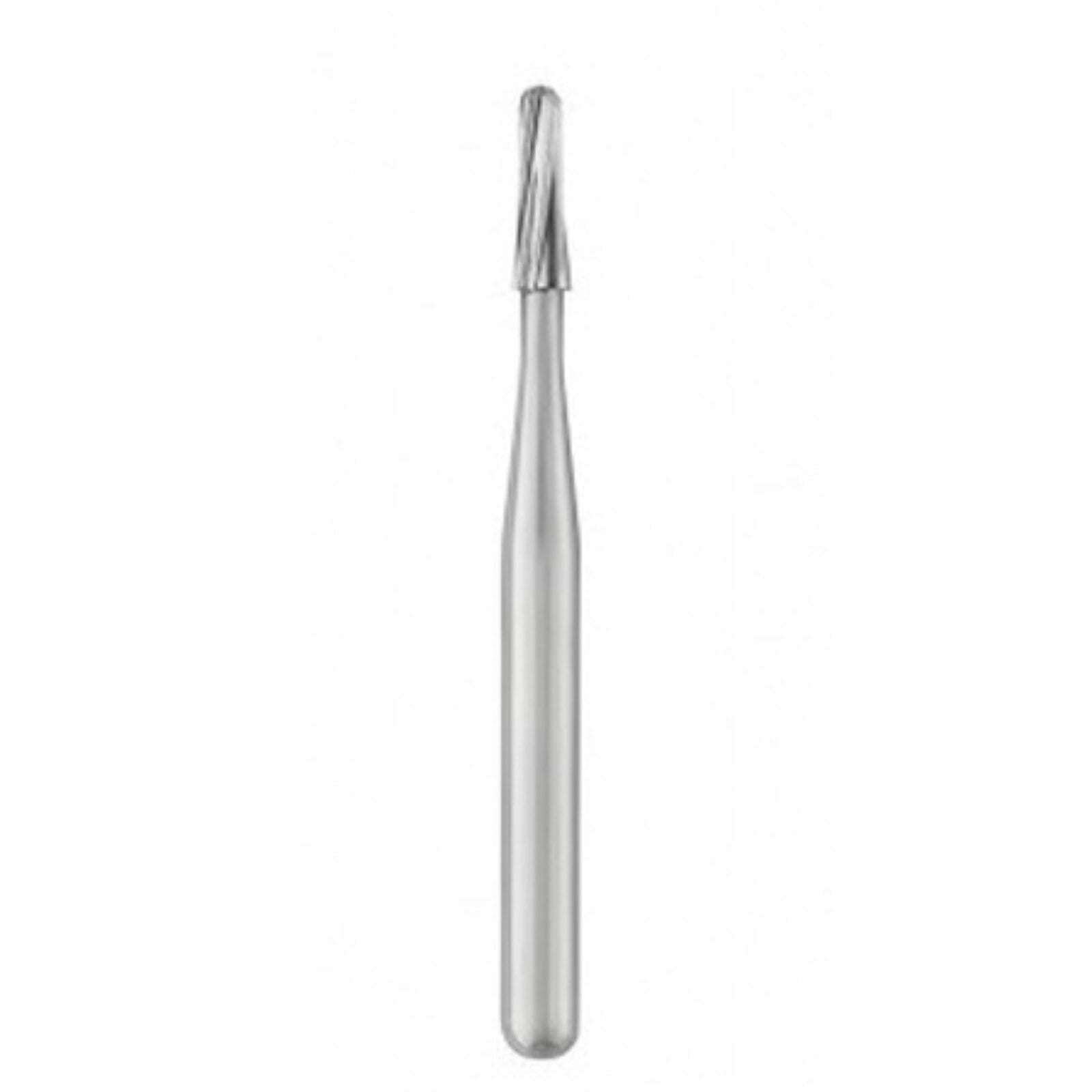 SS White 1171L Tapered Fissure Round End Carbide Bur, Friction Grip (FG), 1.2 mm Head Diameter, 5.0 mm Head Length, 10/Pk
