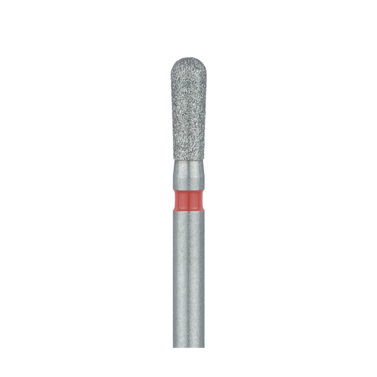 Meisinger 808RF-018-FG Diamond Round End Pear Bur, Fine Grit, 1.8 mm, Friction Grip, 5/Pack