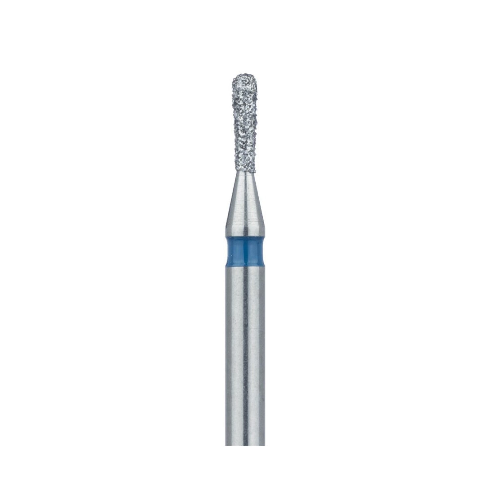 Meisinger 809RF-010-FG Fine Diamond Bur, Round End Pear, 1.0mm, Friction Grip, 5/Pack