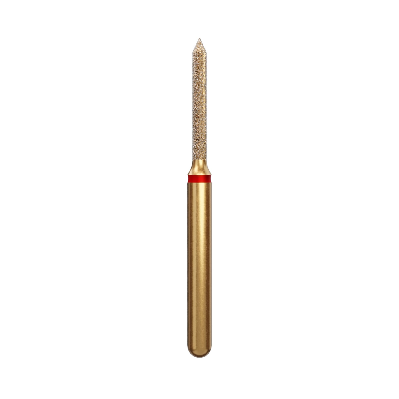 Alpen Multi Use Diamond Bur, FG, Fine, Red, Beveled Cylinder, #885, 1.2 mm Diameter, 8.0 mm Length, 5/Pkg