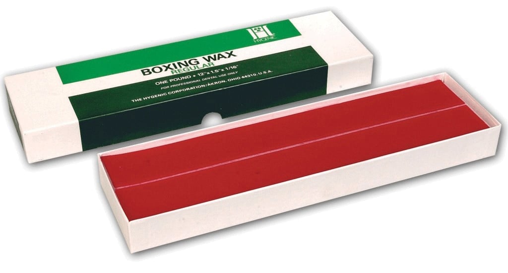 HYGENIC Boxing Wax Regular, Red, 1 lb, 12" x 1-1/2" x 1/16", H00815