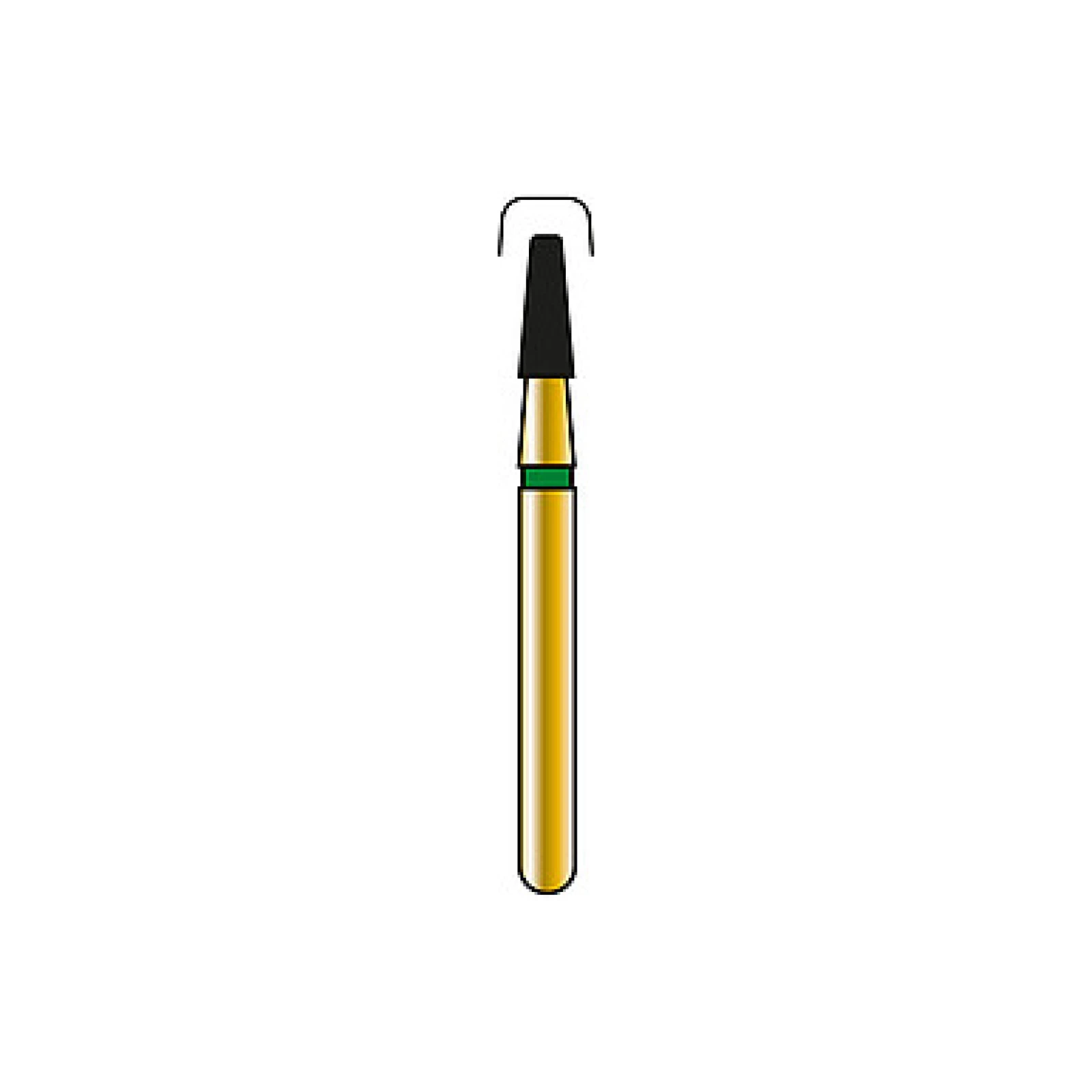 Alpen Multilayer Diamond FG 845R-016, Coarse Grit, Modified End Taper, 5/Pk