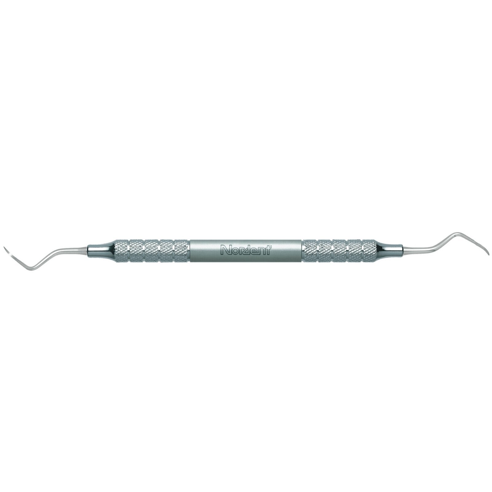 Nordent Relyant University of Texas Scaler #107-108, Double-End, Anterior Sickle, #6 Handle, Stainless Steel, VSCUT107-108