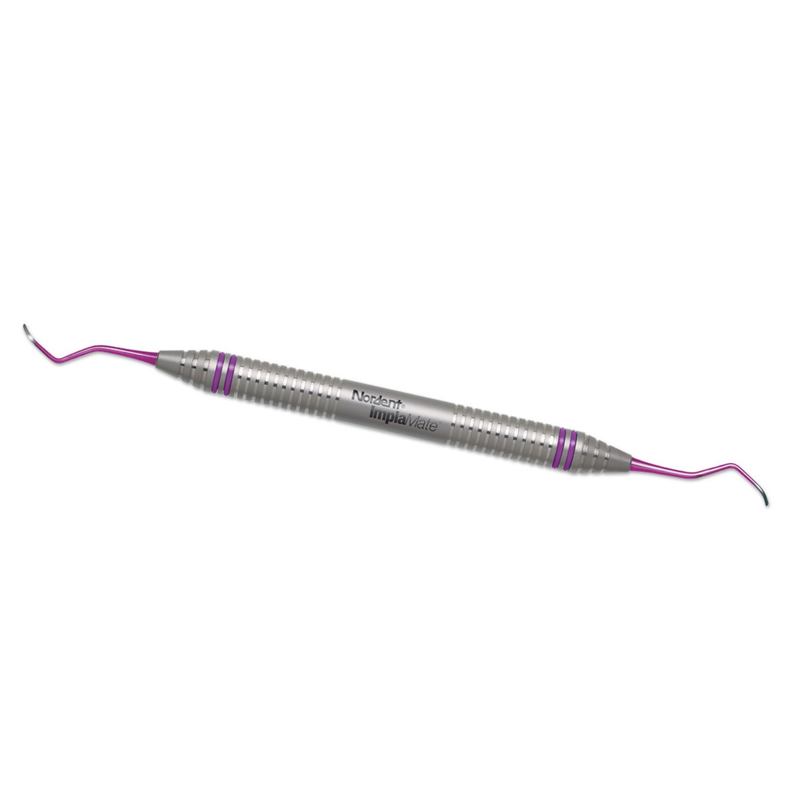 Nordent ImplaMate Implant Scaler DE Titanium Langer #5-6 Micro Mini DuraLite ColorRings, CEISLN5-6MM