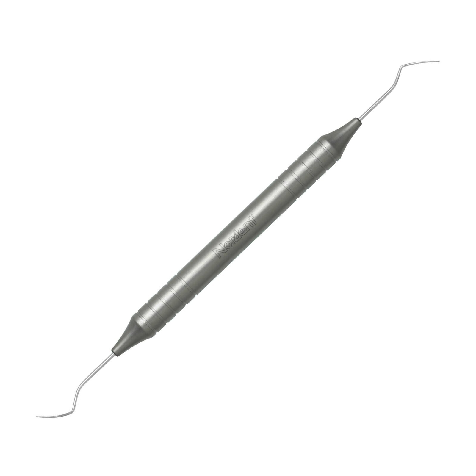Nordent Double-Ended Explorer #2XL, DuraLite Round Handle, Stainless Steel, REEX2XL