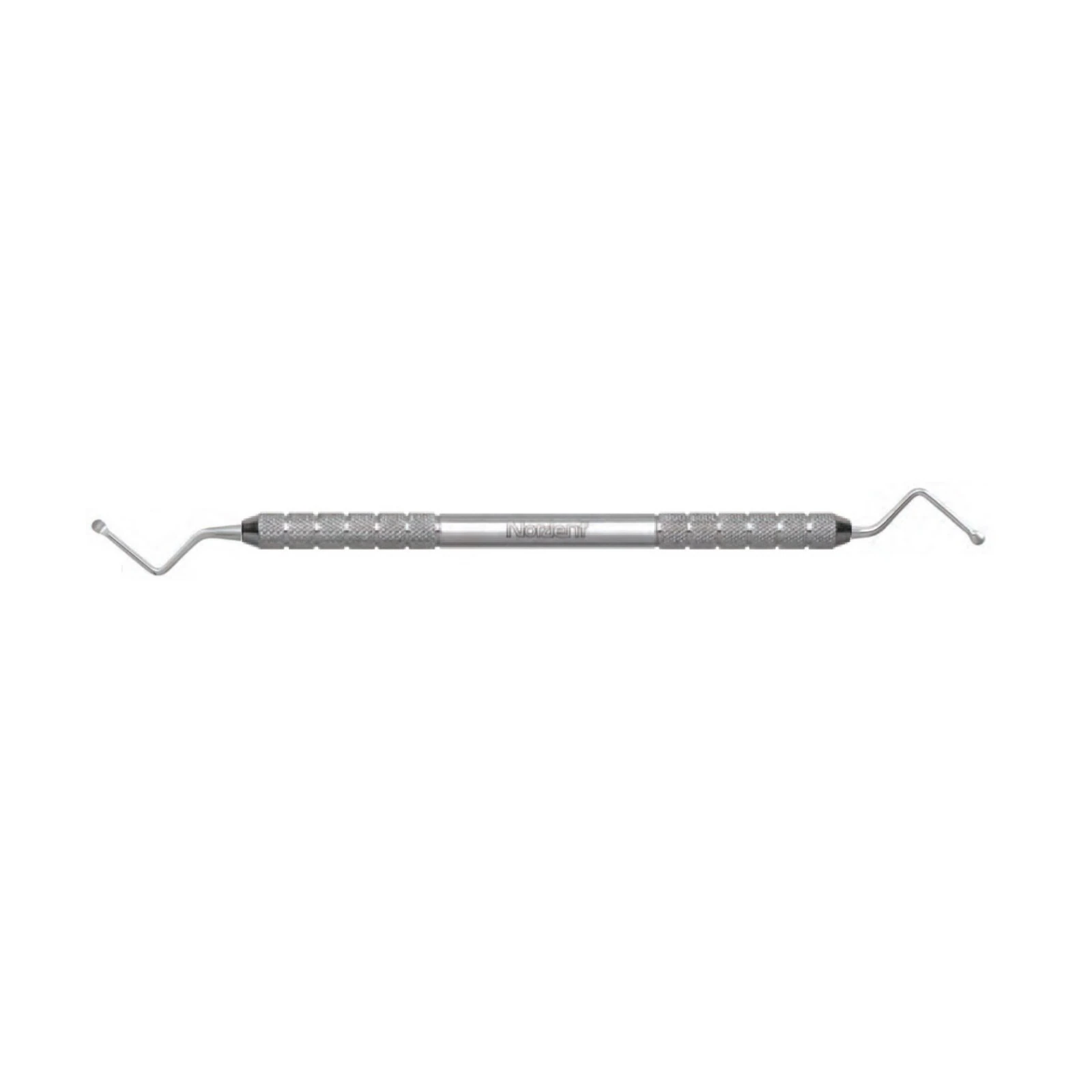 Nordent Surgical Curette, Double-Ended, Miller #11 (Medium), Round Handle, Stainless Steel, RCSM11