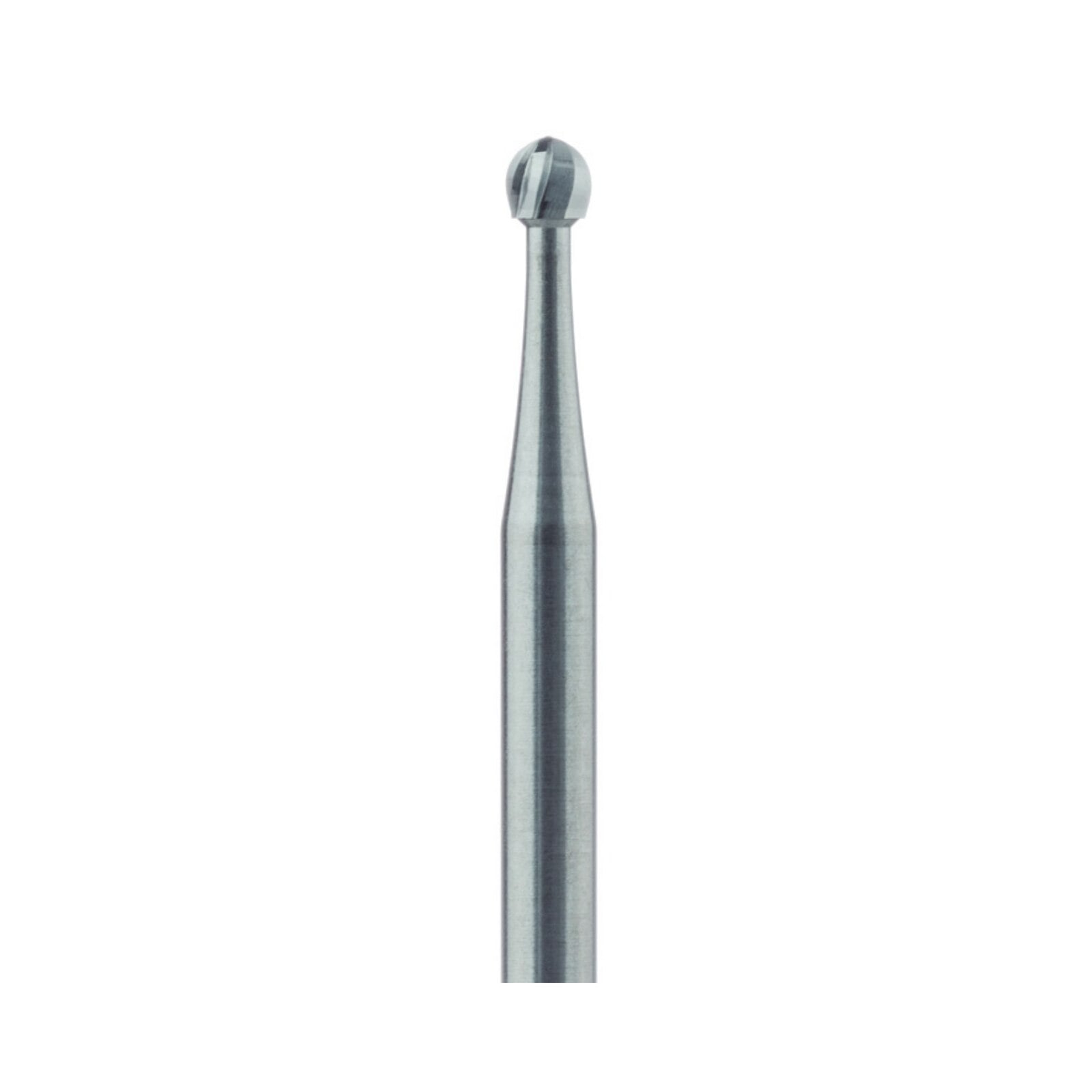 Meisinger Tungsten Carbide Bur HM 1 Round HP, #7, 2.1 mm, 5/Pkg, HM1-021-HP