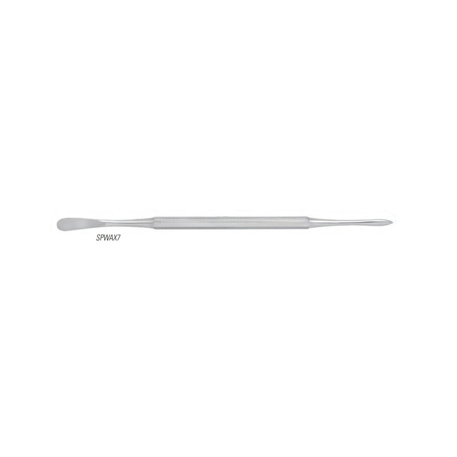 Nordent Double-Ended Wax Spatula, #7, Stainless Steel, Each