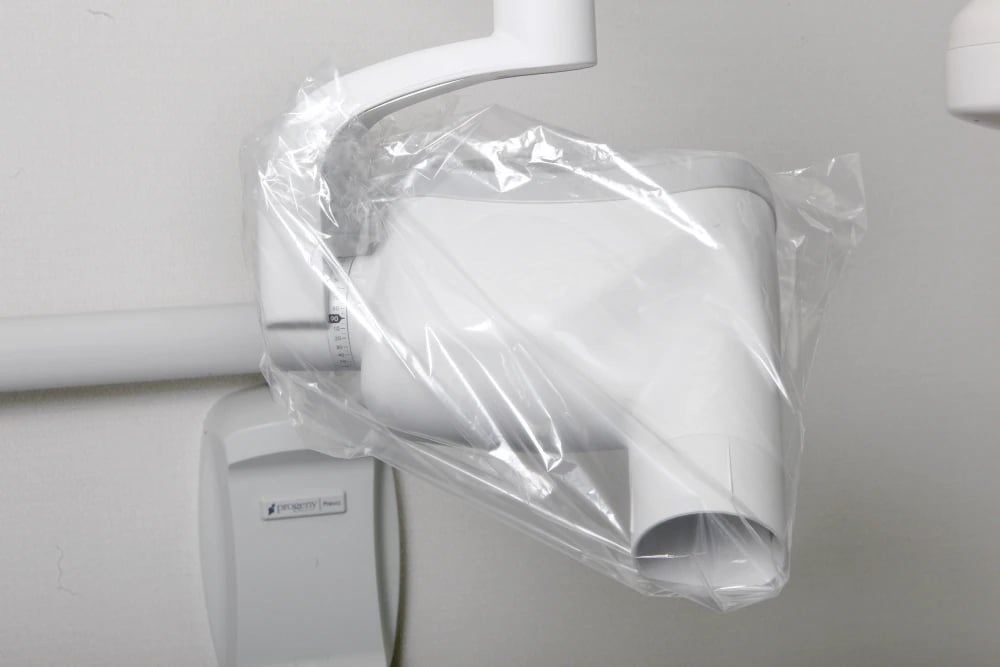 Brixton X-Ray Head Protector Sleeves, 15" x 26", Clear, 250/Box, Filmtech