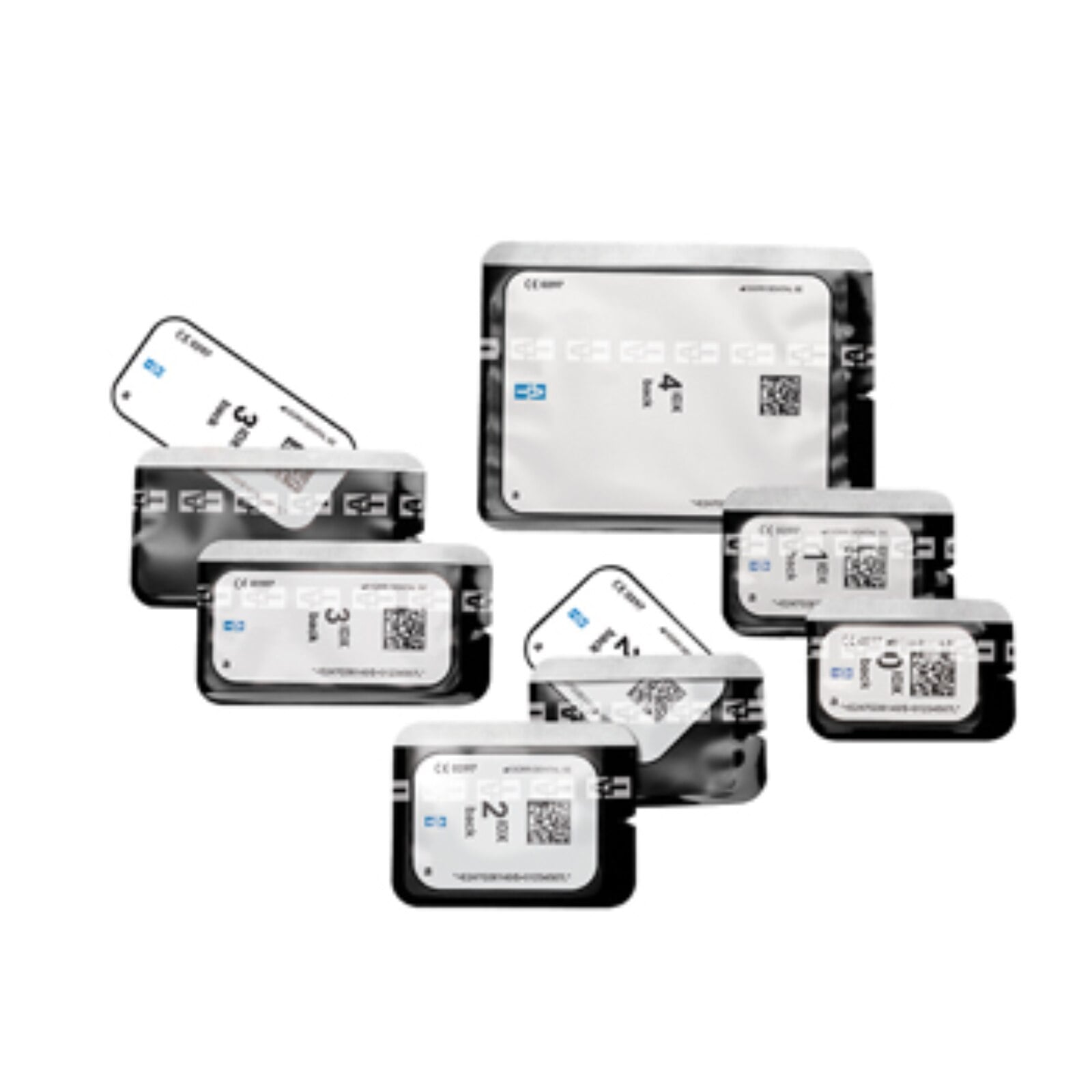Air Techniques ScanX Intraoral IDX PSP Imaging Plates Size 2 with 1,000 Barrier Envelopes, 2 Plates/Pack, J1240-2