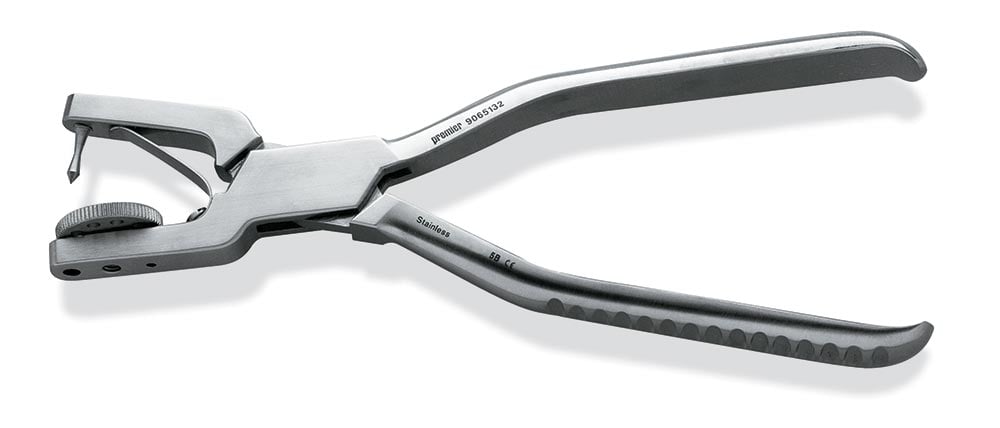 Premier Dental Rubber Dam Punch, Stainless Steel, 5 Hole Sizes, 1/Ea, #9065132