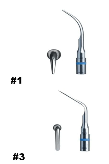 Satelec/Acteon Newtron Ultrasonic Scaler Tip #1, Universal, Supra-Gingival, Steel, F00246, 1/Pkg