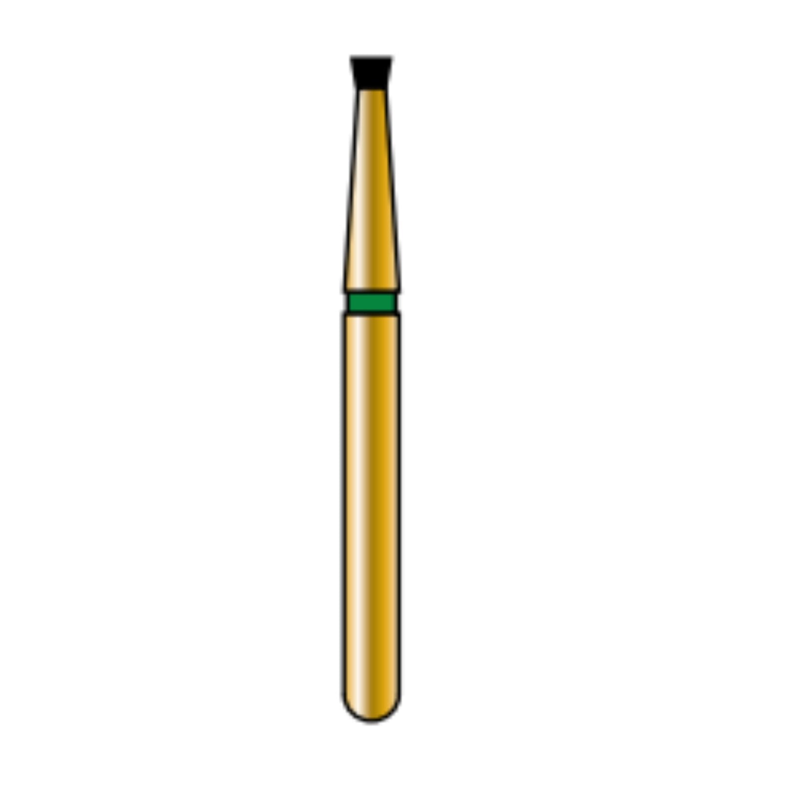 Alpen Multi Use Diamond Bur, FG, Inverted Cone, Coarse, Blue, #805, 1.2 mm Diameter, 0.9 mm Length, 5/Pkg