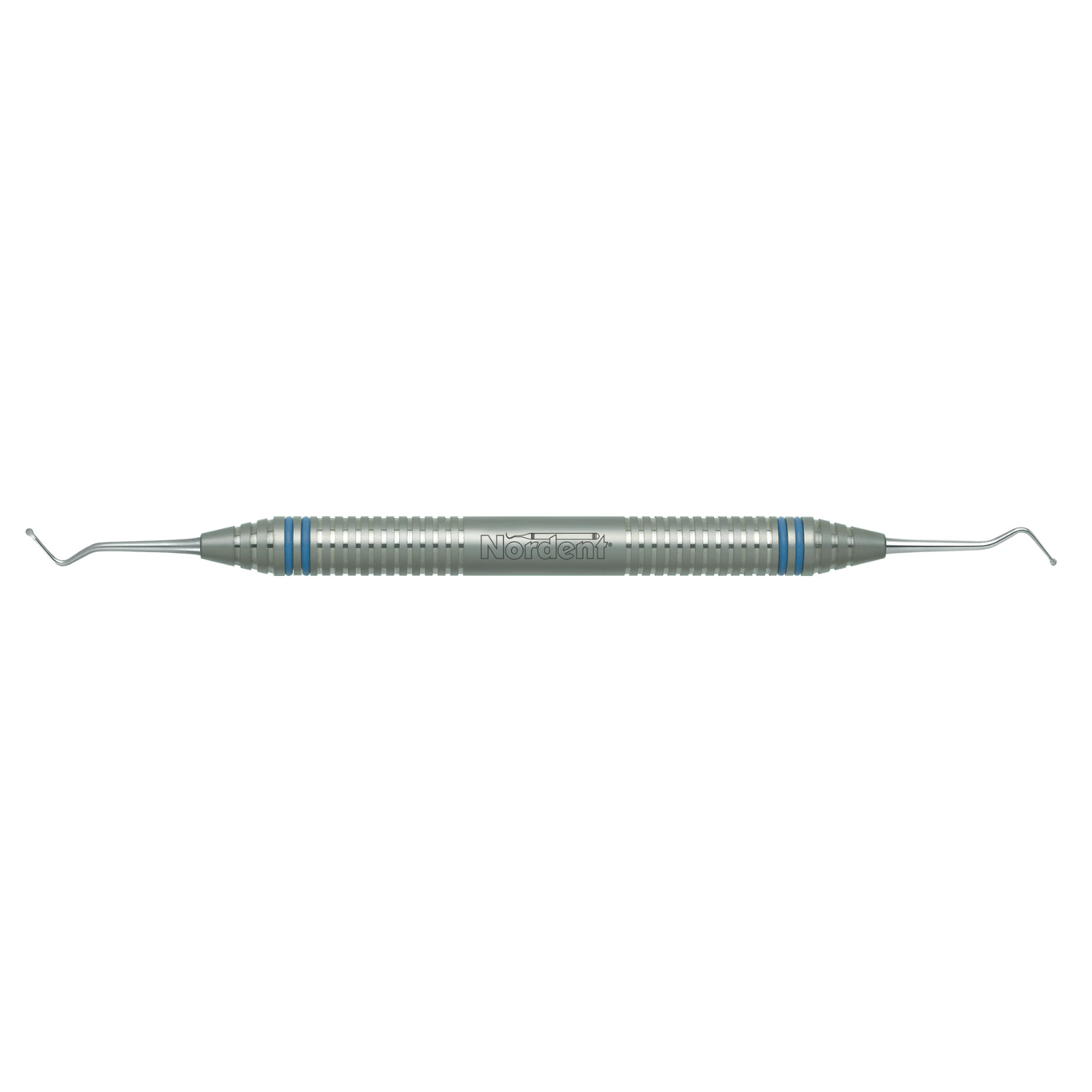 Nordent #1 Spoon Excavator, Double End, 1.2 mm, Size #17, DuraLite ColorRings Handle