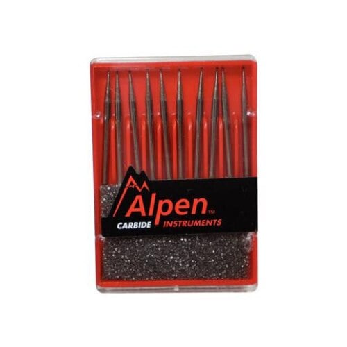 Alpen® Carbide Burs FG Round #1/2, 0.7 mm Diameter, Friction Grip, 100/Bx