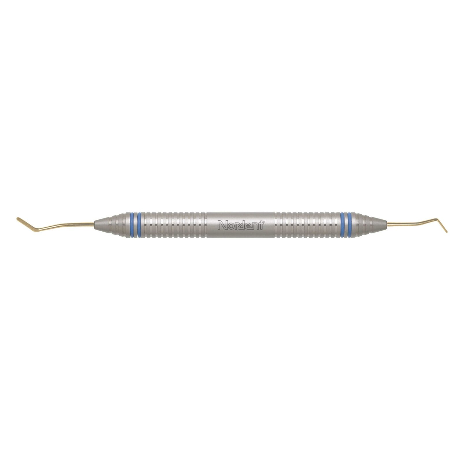 Nordent #38 Titanium-Coated Double End Paddle Composite Placement Instrument, DuraLite ColorRings Handle