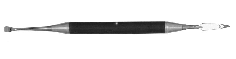 American Eagle P.K. Thomas #3 Double-Ended Waxing Instrument, 1/4" Stainless Steel Handle, AEWPKT3