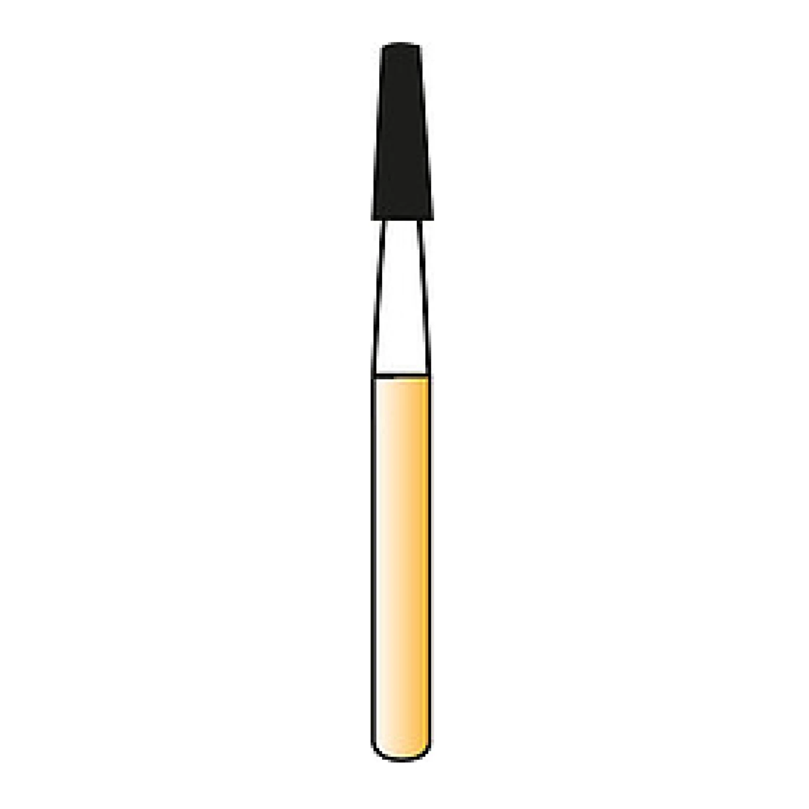 Alpen Carbide Trimming & Finishing Bur, Tapered Fissure, 12-Blade, Friction Grip, #7714, 1.4 mm Diameter, Pack of 5