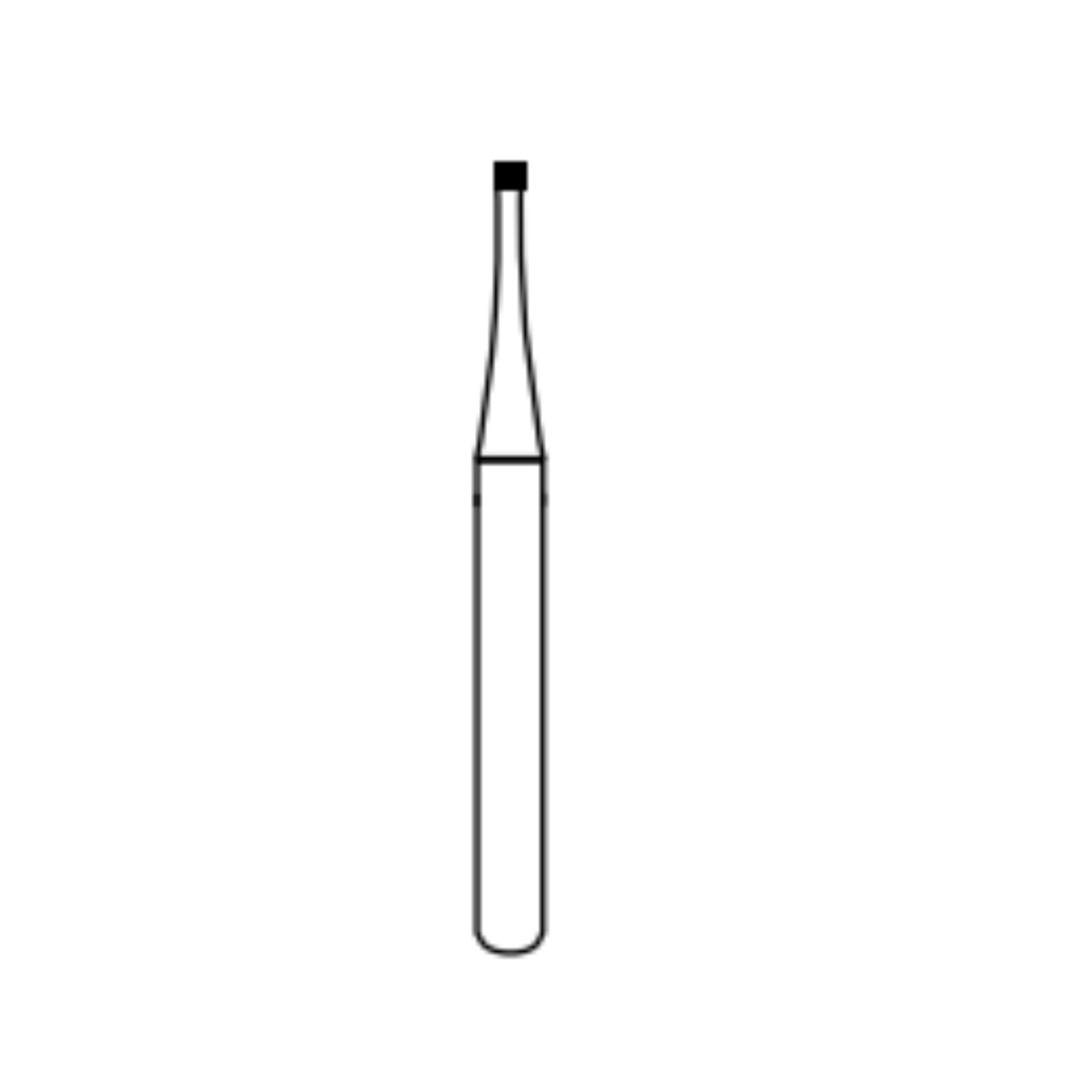 Alpen FG Carbide Bur #957, End Cutting, Friction Grip, 1.0 mm Diameter, 10/Pack