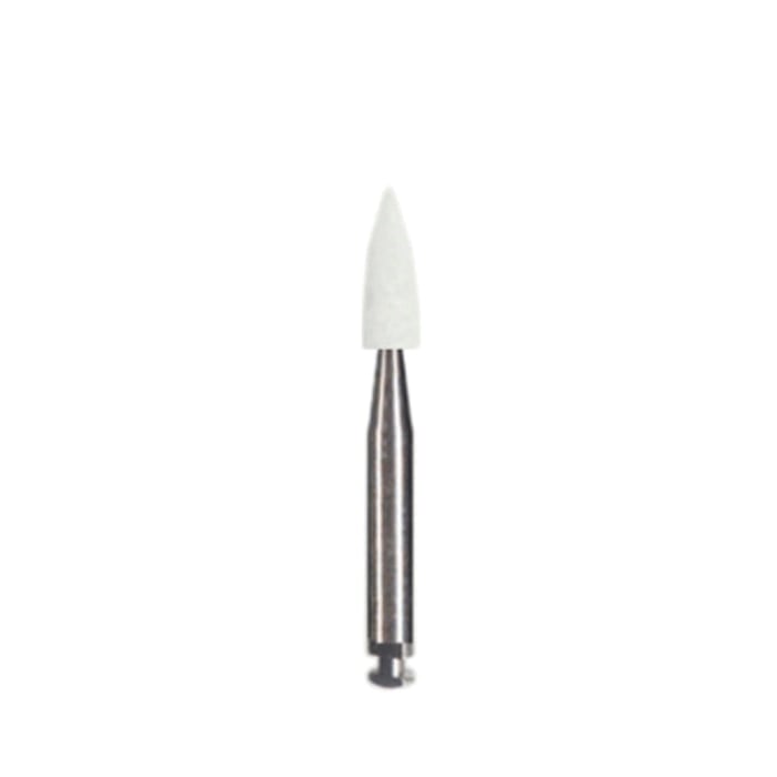 Dedeco White Arkansas Stones FG 111 (FL2), Aluminum Oxide, Flame, Friction Grip, 12/Box, 4702