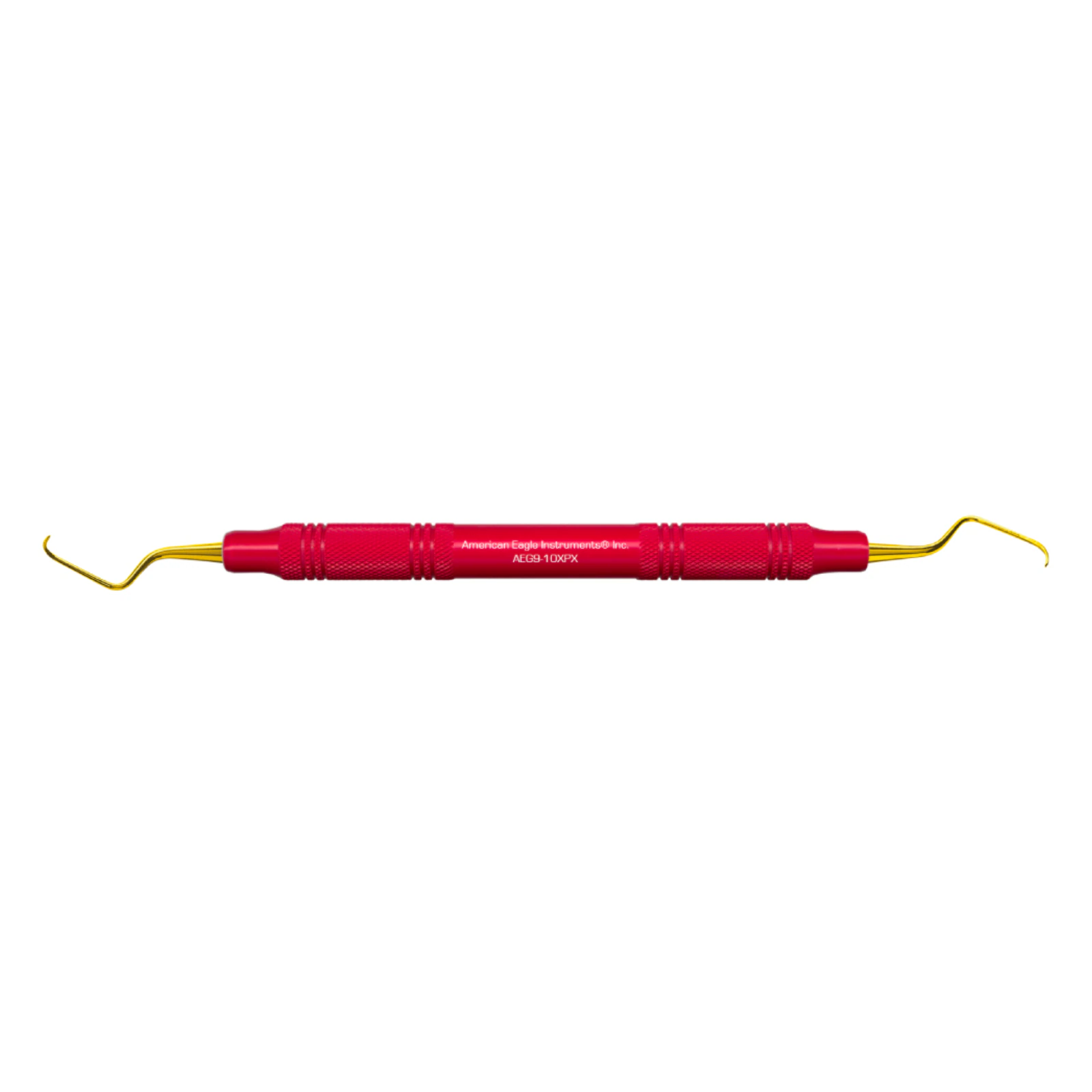 XP Gracey Curettes Standard #9/10 Double-End, EagleLite Red Resin Handle, AEG9-10XPX