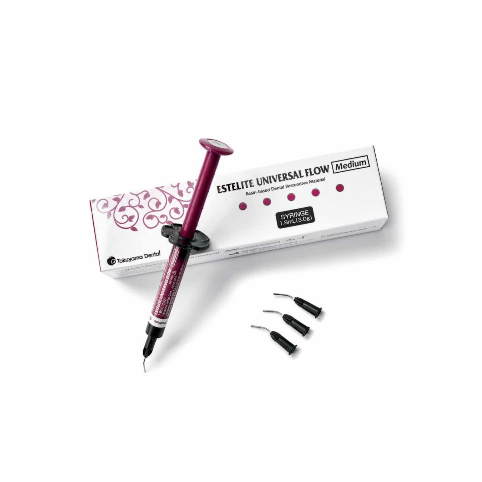 Estelite Universal Flow Medium Flow Flowable Composite Syringe, Shade A4, 3 g, 13886