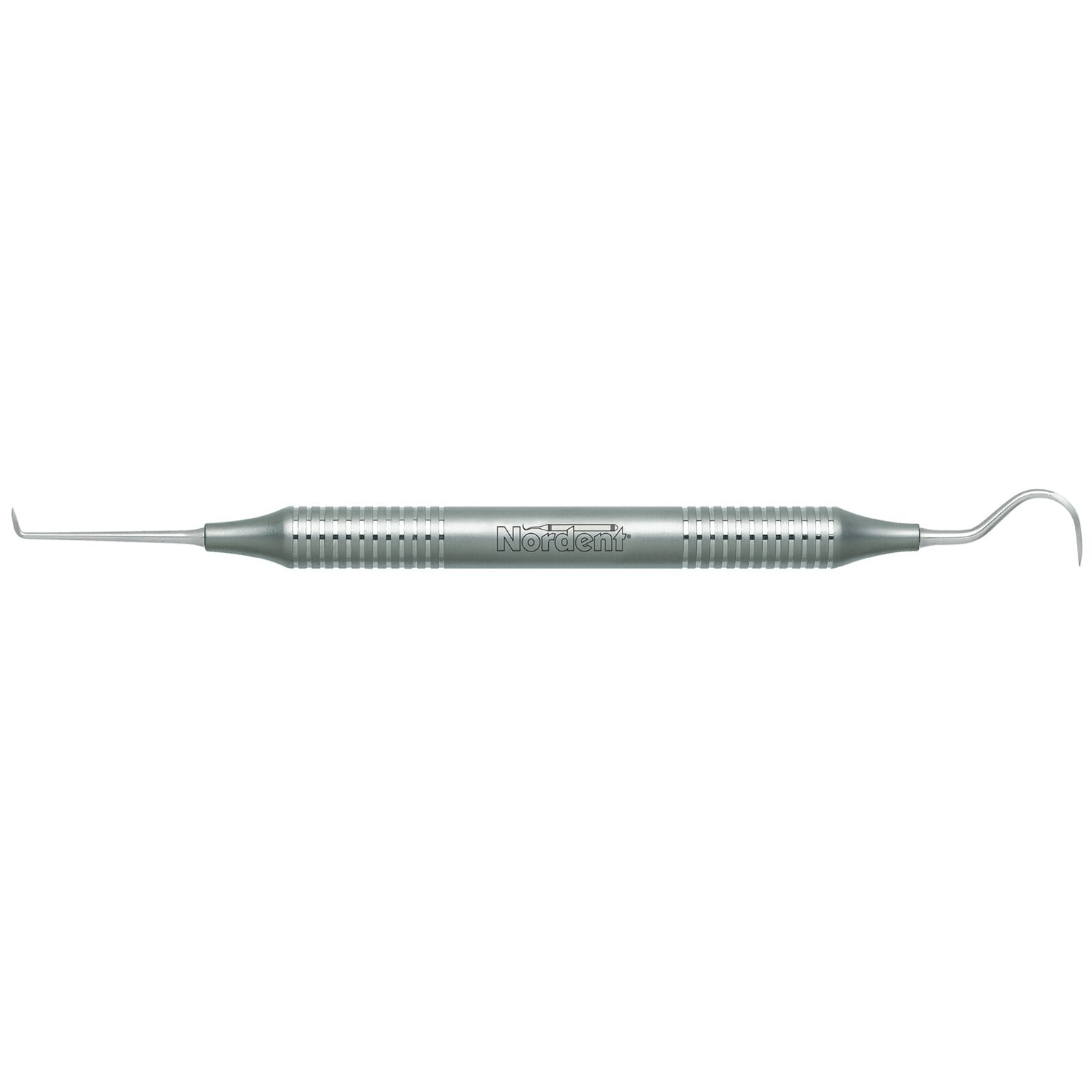 Nordent Classic Scaler, Double-Ended, Anterior Jaquette/Sickle Goldman Fox #21S-Towner #U15, DuraLite Round Handle, RESC21S-U15