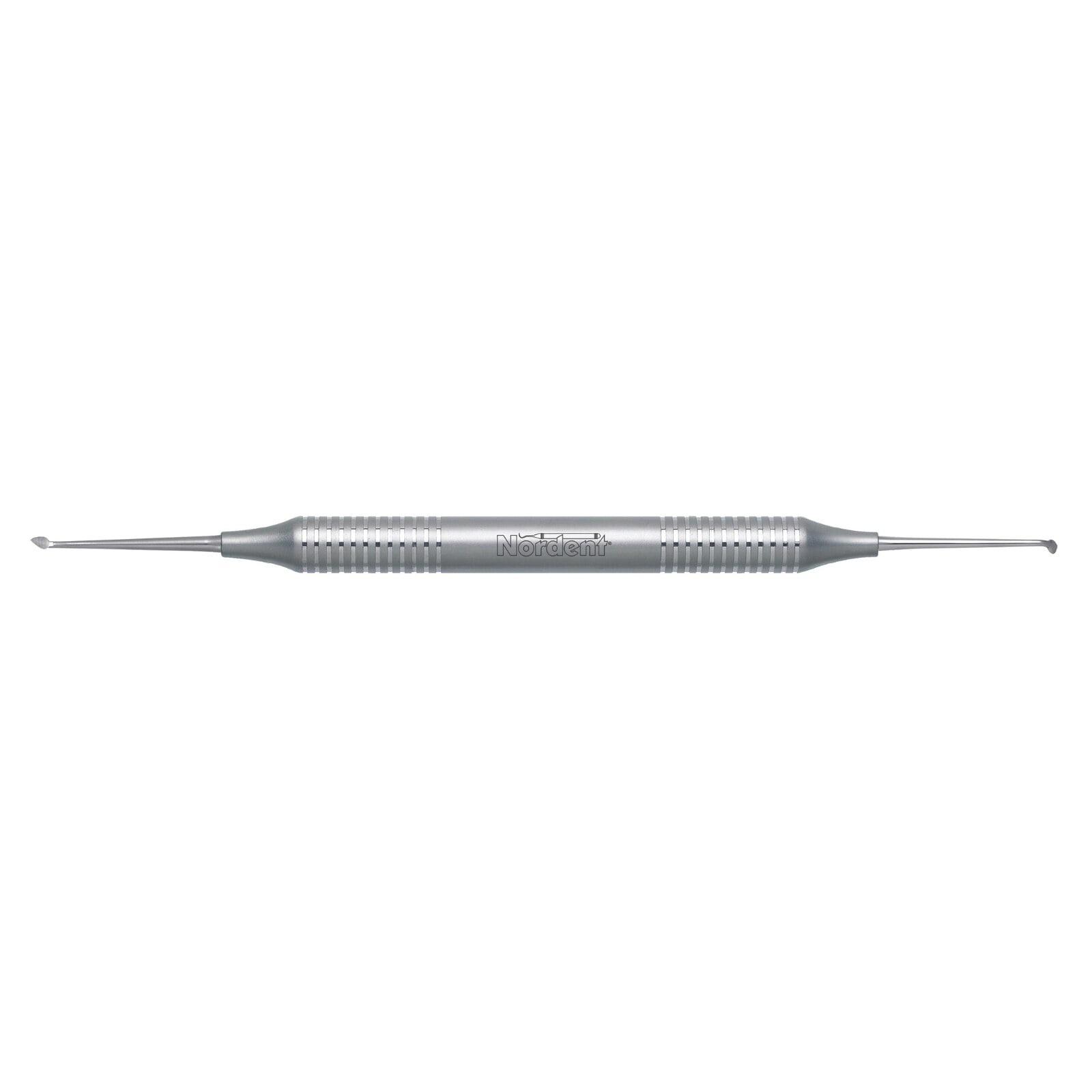 Nordent #2 Double-End Medium Cleoid-Discoid Carver, 2.4 mm Blade Width, DuraLite Round Handle, CACD2