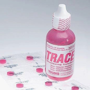 Young Dental Trace Disclosing Tablets, Red, Cherry Flavored, 250/Box, 232225