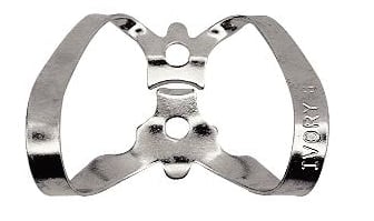 Kulzer Ivory Rubber Dam Clamp #6 Winged Labial Anterior, Stainless Steel, Single, 50057382