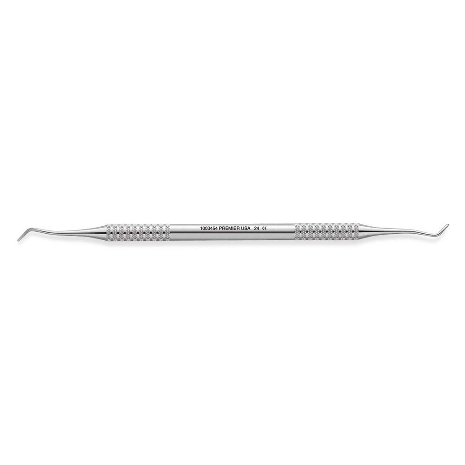 Premier Dental Products Excavator DE #24, Double End, Octagon Handle
