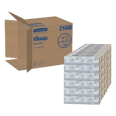Kleenex Facial Tissues, 48 Boxes/Case, 21606