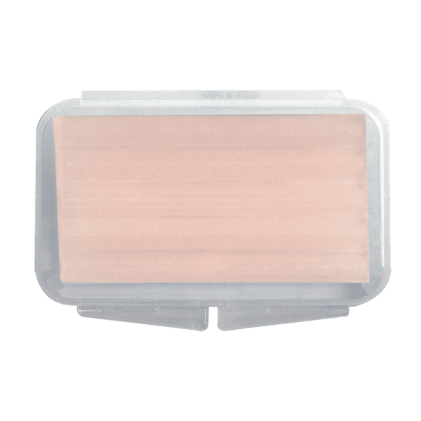 Oraline Orthodontic Patient Wax, Bubblegum, 50 x 5-Strips per Flip-Open Clear Dispenser