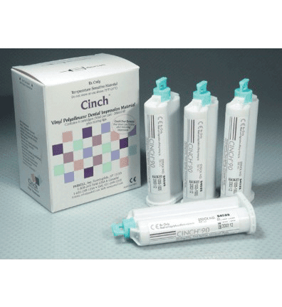 Parkell Cinch 90 Medium Body VPS Impression Material, Fast Set, 50 mL Cartridges, 4/Pk, S453S
