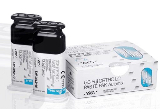 GC Fuji Ortho Band Paste Pak Refill, Blue Glass Ionomer, 2 x 13.3g Cartridges, 001888