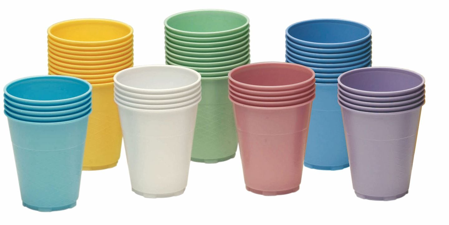 PureLife Plastic Cups, Dusty Rose, 5 oz, 1000/Bx