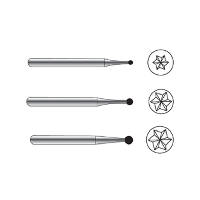 Pac-Dent Surgical Length Burs, Right Angle/Latch, #6, 26mm Length, 2.35mm Diameter, 10/Bx