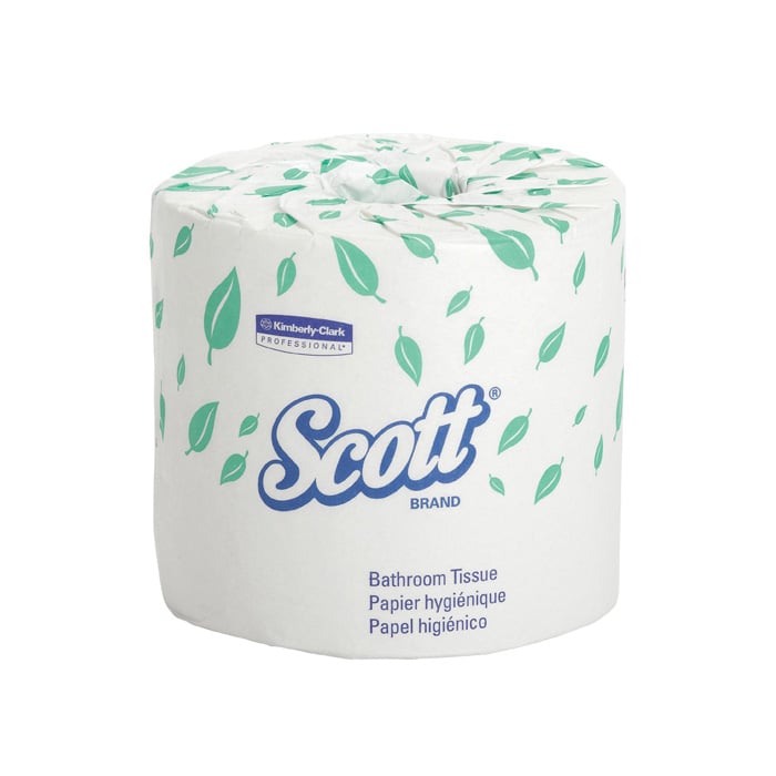 Scott Surpass Bathroom Tissue, Standard Roll, 2-Ply, 550 Sheets/Roll, 80 Rolls/Case, 04460